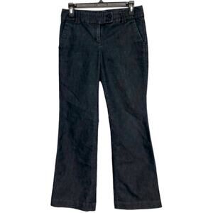 Editor Dark Wash Flare Jeans Womens Size 2R Stretch High Rise Bootcut